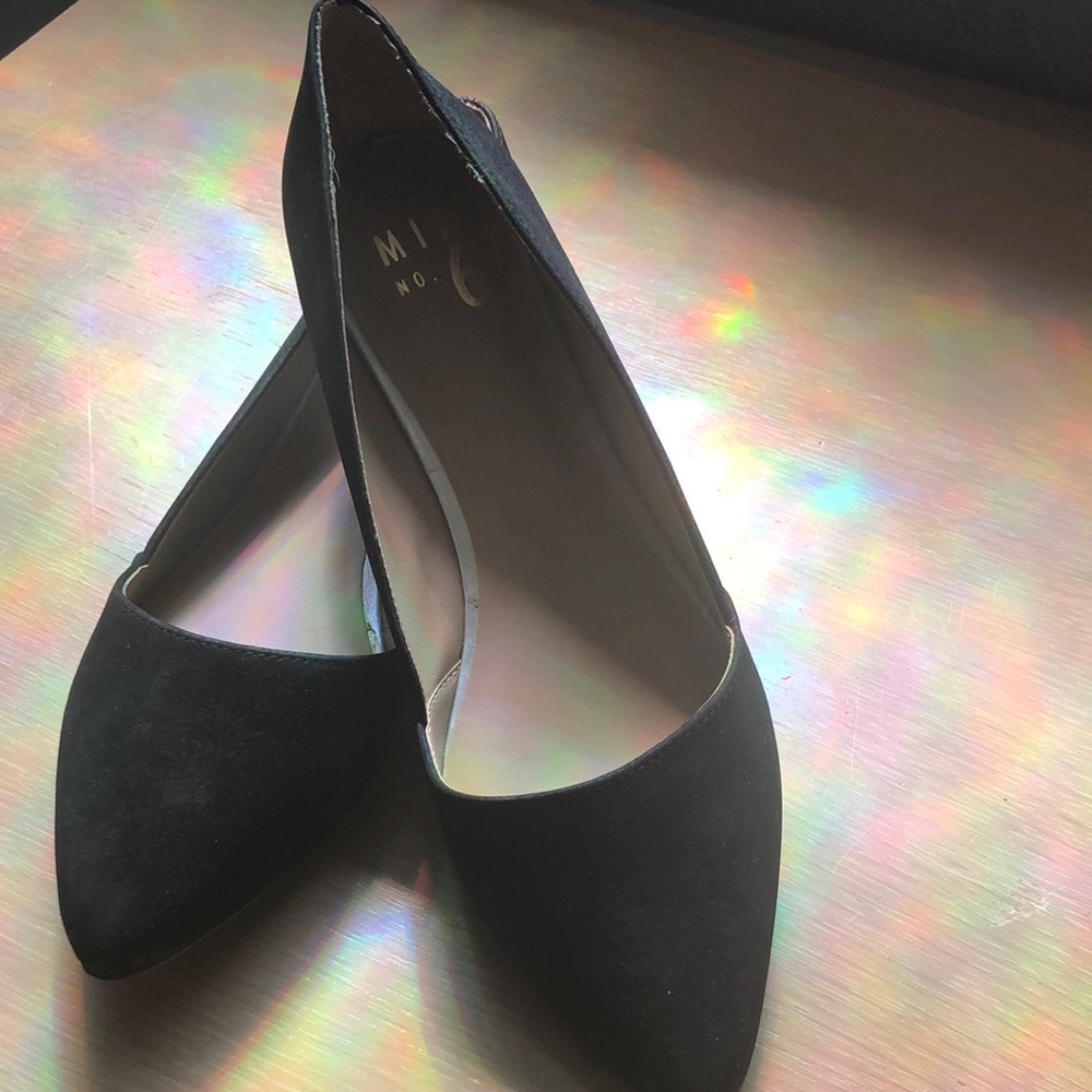 Mix No. 6 Black Flats Versatile Loafers